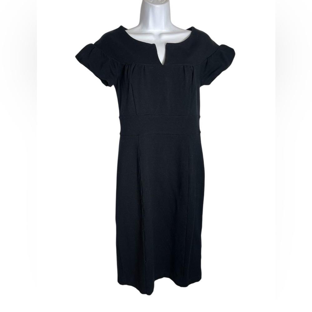 Banana Republic Dress Size 8‎ Solid Black Midi Dress 🖤🖤